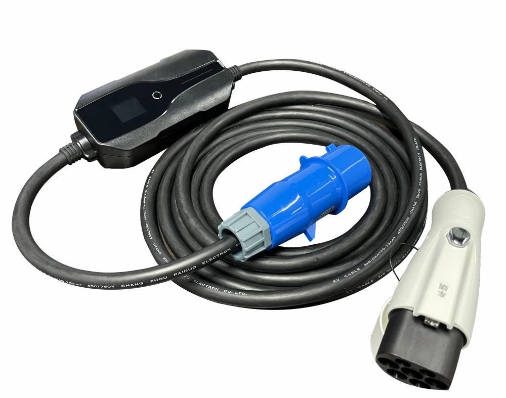 7kW Portable AC EV Charger adjustable