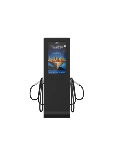 EV Charger with Advertisement Screen